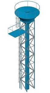 Водонапорная башня схема. Типовые башни системы Рожновского куб. м