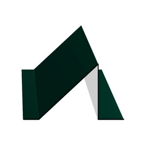 Планка снегодержателя 2 м, Полиэстер матовый, 0,50 мм, RAL6005 (зелёный мох)