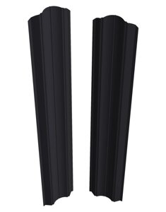 Штакетник Скайпрофиль вертикальный M-112 Престиж (рифленый), Полиэстер матовый, Одностороннее, RAL8017