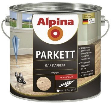 Alpina Parkett лак для паркета от компании ООО "Наш дах" - фото 1