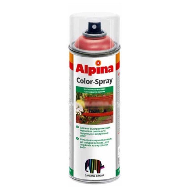 Alpina «Spray Color Seidenmatt» Эмаль акриловая аэрозольная. от компании ООО "Наш дах" - фото 1