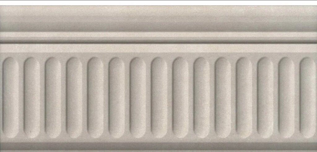 Бордюр керамический Kerama Marazzi 19033/3F Александрия серый структурированный 200х99 мм от компании ООО "Наш дах" - фото 1