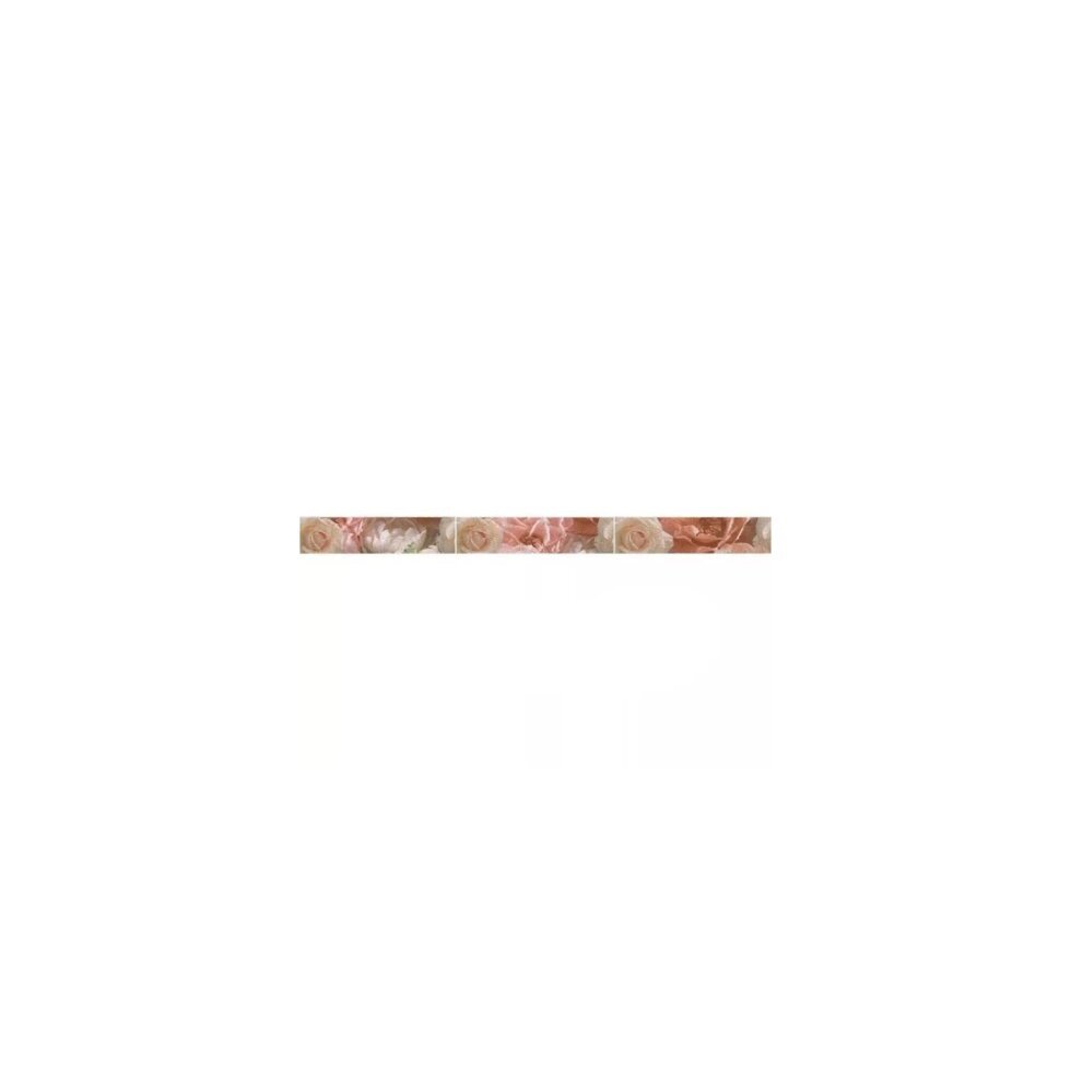 Бордюр керамический Kerama Marazzi STG/A595/13032R Контарини Цветы обрезной 300х72 мм от компании ООО "Наш дах" - фото 1