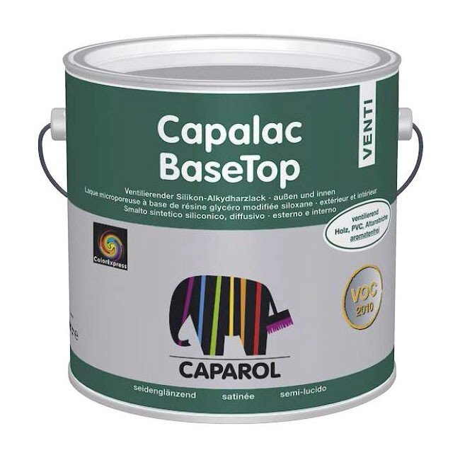 Caparol «Capalac mix BaseTop Venti Transparent» Бесцветная эмаль для колеровки. Универсальная эмаль. от компании ООО "Наш дах" - фото 1