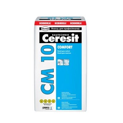 Ceresit «CM 10» Предназначен для приклеивания керамических и цементных плиток. от компании ООО "Наш дах" - фото 1