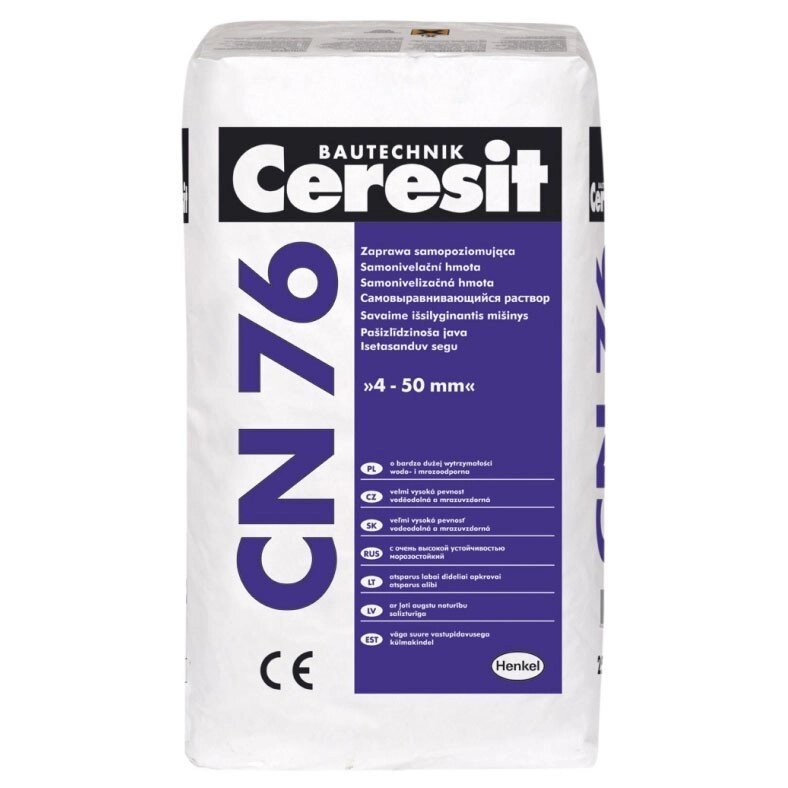 Ceresit «CN 76» Высокопрочный цемент для пола. Предназначен для выравнивания бетонных оснований. от компании ООО "Наш дах" - фото 1
