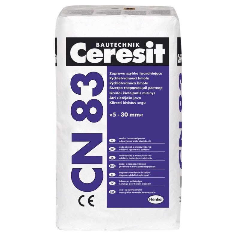 Ceresit «CN 83» Цемент предназначается для ремонта и восстановления бетонных элементов. от компании ООО "Наш дах" - фото 1