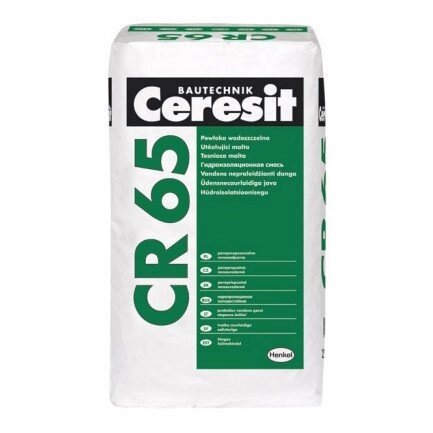 Ceresit «CR 65» Цементная смесь предназначена для гидроизоляции строительных конструкций. от компании ООО "Наш дах" - фото 1