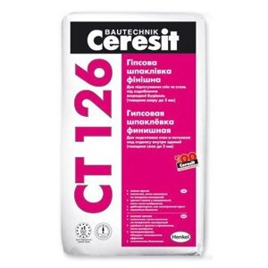 Ceresit «CT 126» Гипсовая шпатлевка.