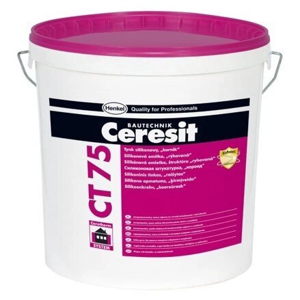 Ceresit «CT 75» Предназначена для декоративной отделки. Выпускается в виде базы под колеровку. от компании ООО "Наш дах" - фото 1