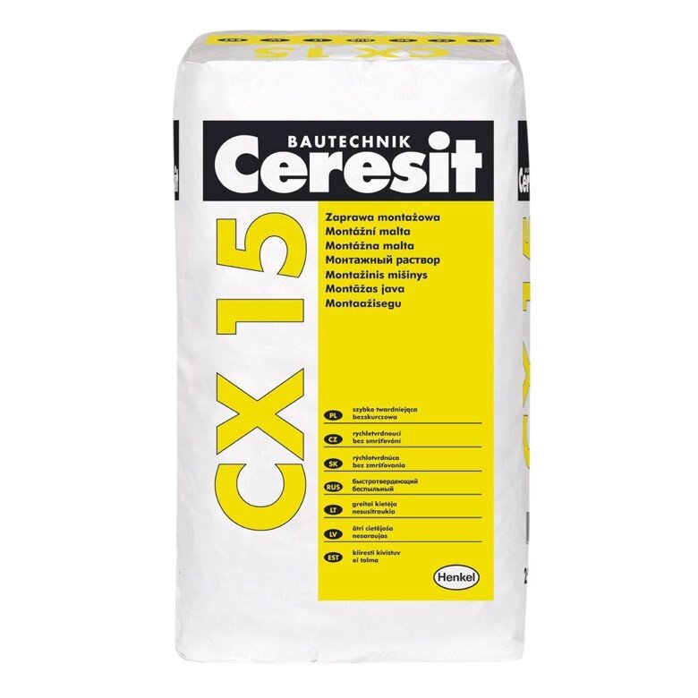 Ceresit «CX 15» Цементная смесь предназначена для заполнения зазоров между бетонными элементами. от компании ООО "Наш дах" - фото 1