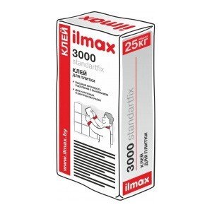 Ilmax «3000 standardfix» Применяется для приклеивания керамической плитки. от компании ООО "Наш дах" - фото 1