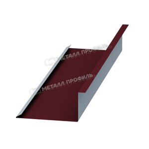 Металл Профиль Планка примыкания нижняя 250х122х2000 (VikingMP E-20-3005-0.5)