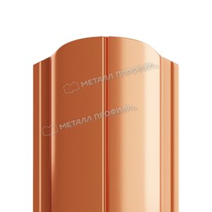 Металл Профиль Штакетник металлический МП ELLIPSE-O 19х126 (AGNETA-20-Copper\Copper-0.5)