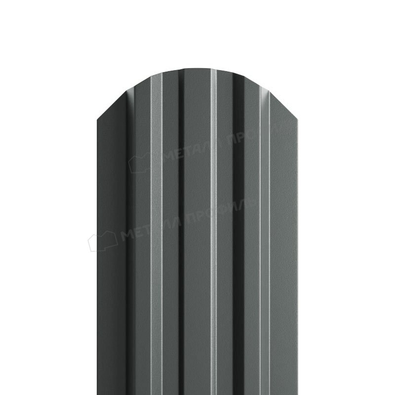 Металл Профиль Штакетник металлический МП LАNE-O 16,5х99 (ПЭ-01-7005-0.45) от компании ООО "Наш дах" - фото 1