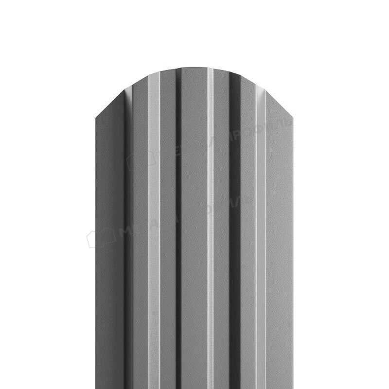 Металл Профиль Штакетник металлический МП LАNE-O 16,5х99 (ПЭ-01-9006-0.45) от компании ООО "Наш дах" - фото 1
