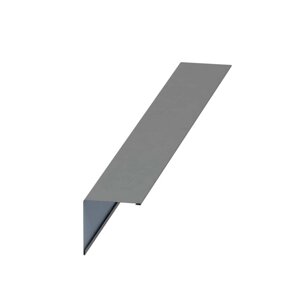 Металл Профиль Планка угла наружного 30х30х3000 NormanMP (ПЭ-01-9006-0.5)