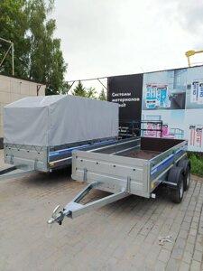Прокат-аренда легкового прицепа категории "В" 3.5х1.5 метра БЕЗ ТЕНТА