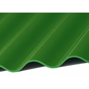 Лист асбоцементный (шифер) волновой зеленый 1750*1130*5,2 мм