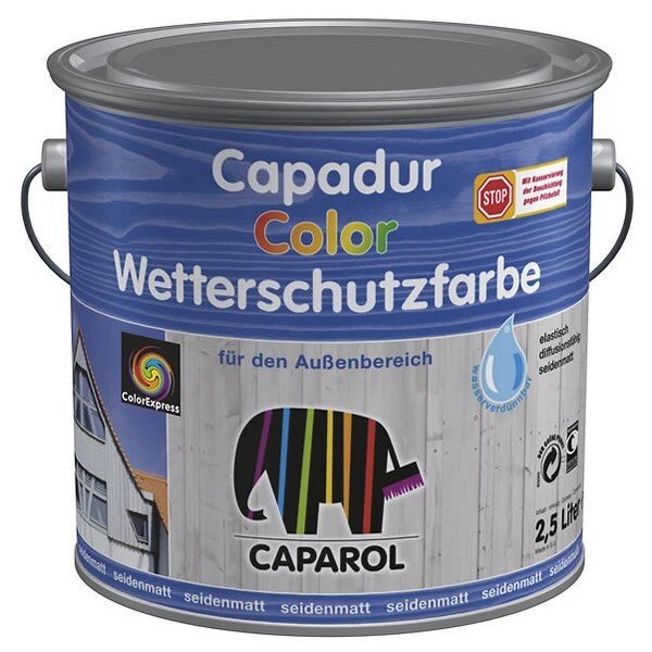 Caparol «Capadur Color Wetterschutzfarbe Base 1» Акриловая эмаль для наружных работ. - обзор