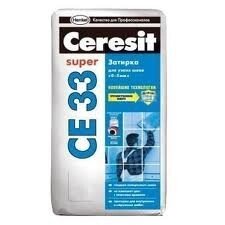 Ceresit CE 33super, Композиция для заполнения швов, НВ белая (01), 5 кг