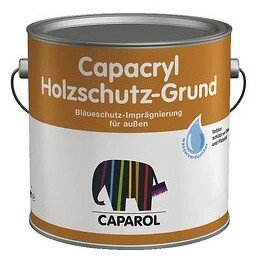 Caparol «Capacryl Holzschutz-Grund farblos» Для пропитывающего грунтования всех видов деревянных конструкций.
