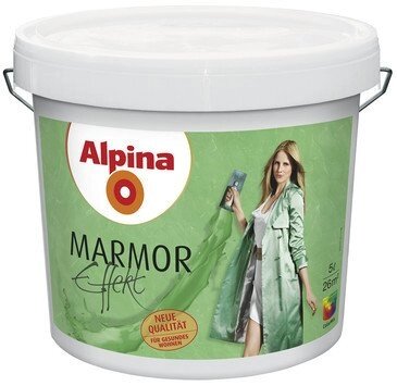 Шпатлевка колеруемая Alpina Effekt Marmor 2,5л от компании ООО "Наш дах" - фото 1