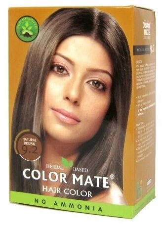 Краска для волос Натуральный Коричневый (тон 9.2), Color Mate 75г от компании VegansBy - магазин здорового питания - фото 1