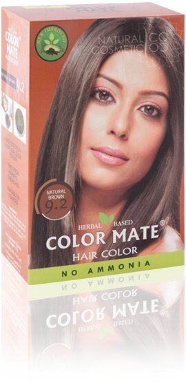 Краска для волос Натуральный Коричневый (тон 9.2), Color Mate 15г - розница