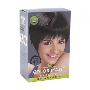 Краска для волос Натуральный Черный (тон 9.1), Color Mate 75г
