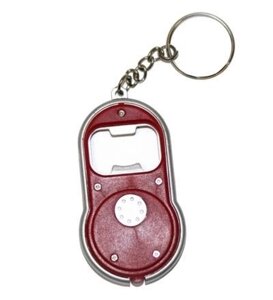 Брелок - открывалка для бутылок с фонариком (Keychain - bottle opener with flash light)