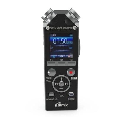 Цифровой диктофон Ritmix RR-989 8Gb black от компании Компания «Про 100» - фото 1