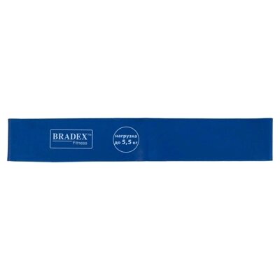 Эспандер-лента, нагрузка до 5,5 кг (sport rubber 8-12 lb, blue) SF 0260 от компании Компания «Про 100» - фото 1