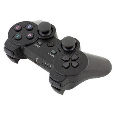 Геймпад беспроводной DualShock 3 Wireless Controller Черный (PS3) (OEM) от компании Компания «Про 100» - фото 1