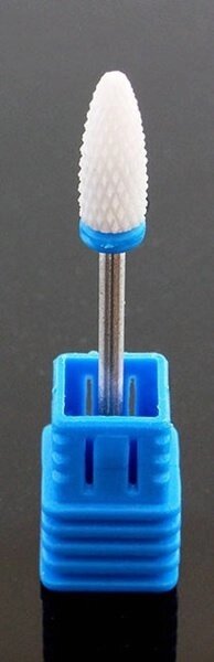 Керамическая фреза конусовидной формы для снятия гель-лака и геля от компании Компания «Про 100» - фото 1