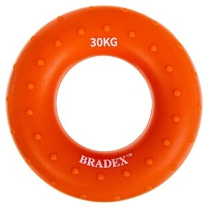 Кистевой эспандер 30 кг, круглый массажный, оранжевый (Resistance bands 60 LB) SF 0571