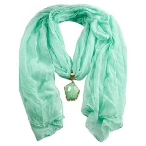 Колье-шарф «ФЛОРЕНЦИЯ» бирюзовый (scarf turquoise)