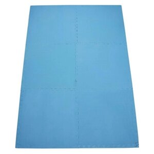 Коврик для фитнеса 6-ти секционный (Fitness mat, blue color) (SF 0242)