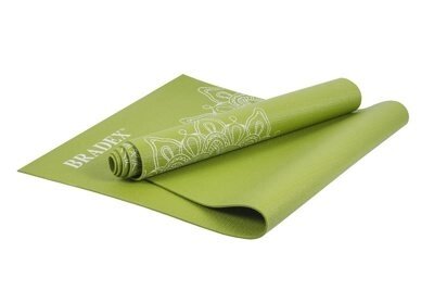 Коврик для йоги 173*61*0,4 с рисунком ГРИН (Yoga mat 173*61*0,4 with picture green) SF 0404 от компании Компания «Про 100» - фото 1