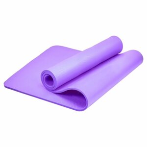 Коврик для йоги и фитнеса Bradex SF 0677, 173*61*1 см NBR, фиолетовый (Yoga mat NBR 173*61*1 cm purple 814c)