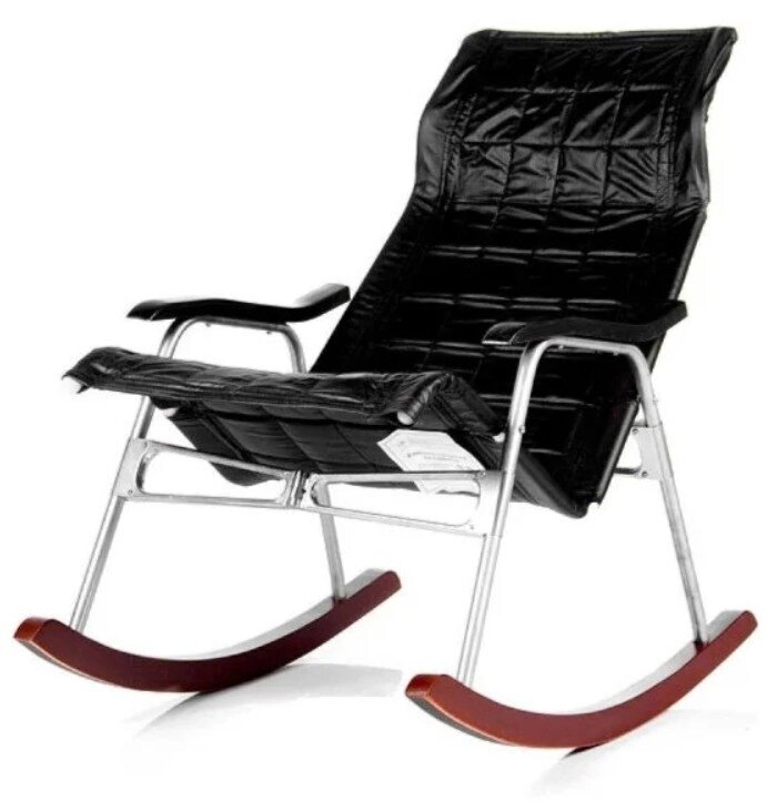 Кресло-качалка Платон (черное) от компании Компания «Про 100» - фото 1