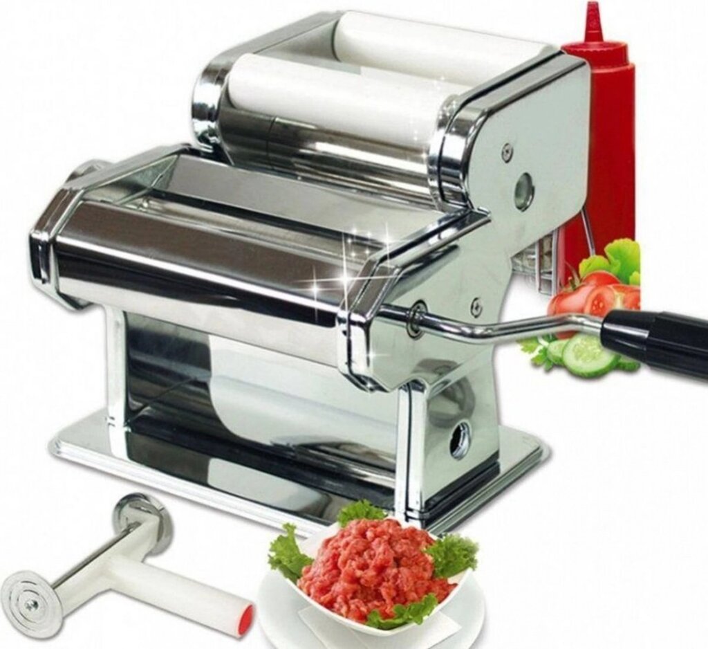 Машинка для приготовления равиоли и раскатывания теста для пасты (Gusto Pasta Machine and Ravioli Maker) от компании Компания «Про 100» - фото 1