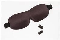 Маска и беруши для сна 3D «Сладкие сны» серая (3D Sleep Mask with ear plug. Grey color) KZ 0461 от компании Компания «Про 100» - фото 1