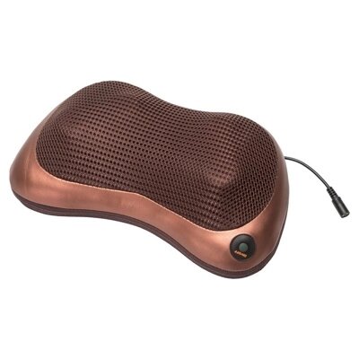 Массажная подушка «ШЕЯ, ПЛЕЧИ, СПИНА», коричневая (Massage Pillow brown color) KZ 0473 от компании Компания «Про 100» - фото 1