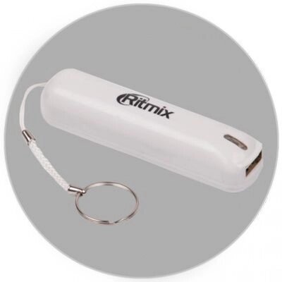 Мобильное зарядное устройство Ritmix RPB-2001L White от компании Компания «Про 100» - фото 1