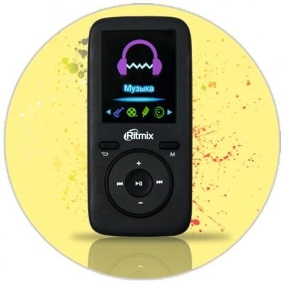 MP3 плеер Ritmix RF-4450 8Gb Gray от компании Компания «Про 100» - фото 1