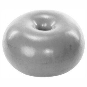 Мяч для фитнеса «фитбол-пончик»gym ball donut, grey) SF 0217
