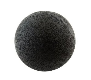 Мяч массажный SiPL для восстановления мышц 6 см Черный
