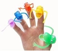Набор пальчиковых игрушек «Зубастики», 5 штук. (Finger Toys) DE 1168