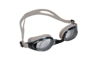Очки для плавания, серия "Регуляр", серые, цвет линзы - серый (Swimming goggles) SF 0394 от компании Компания «Про 100» - фото 1